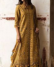 Afrozeh Mustard Lawn Suit- Pakistani Lawn Dress