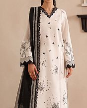 White/Black Lawn Suit