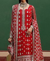 Red Chiffon Suit
