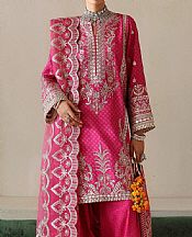 Raspberry Pink Silk Suit
