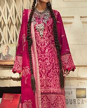 Magenta Khaddar Suit- Pakistani Winter Dress