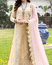 Aik Light Golden Lawn Suit- Pakistani Lawn Dress