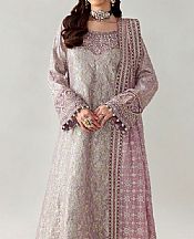 Aik Lavender Jamawaar Suit- Pakistani Designer Chiffon Suit