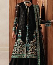 Aik Black Chiffon Suit- Pakistani Designer Chiffon Suit