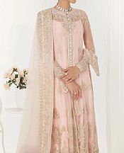 Light Pink Net Suit- Pakistani Designer Chiffon Suit