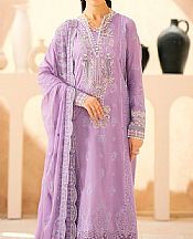 Aik Lilac Lawn Suit- Pakistani Designer Lawn Suits