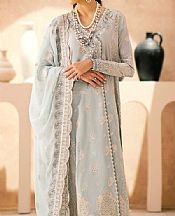 Aik Grey Lawn Suit- Pakistani Lawn Dress