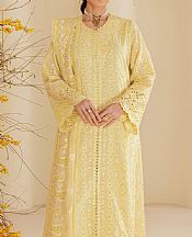 Aik Yellow Lawn Suit- Pakistani Designer Lawn Suits