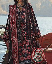 Aik Black Lawn Suit- Pakistani Designer Lawn Suits