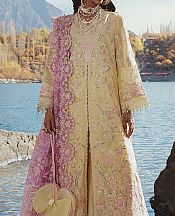 Aik Sand Gold Lawn Suit- Pakistani Designer Lawn Suits