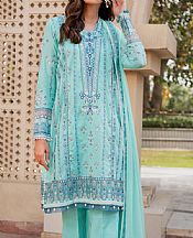 Aqua Lawn Suit- Pakistani Lawn Dress