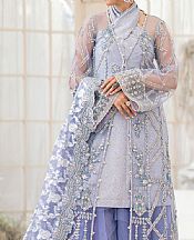 Aik Lilac Net Suit- Pakistani Designer Chiffon Suit