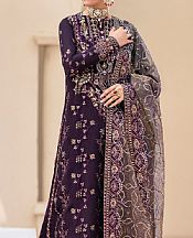 Aik Bleached Cedar Silk Suit- Pakistani Designer Chiffon Suit
