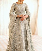 Grey Organza Suit