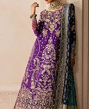 Indigo Silk Suit