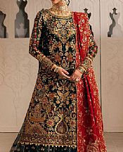 Golden/Navy Silk Suit