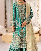Teal Chiffon Suit
