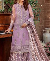 Akbar Aslam Lavender Net Suit- Pakistani Designer Chiffon Suit