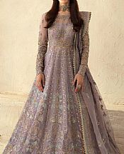 Akbar Aslam Lilac Organza Suit- Pakistani Designer Chiffon Suit
