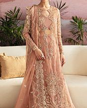 Akbar Aslam Pink Organza Suit- Pakistani Chiffon Dress