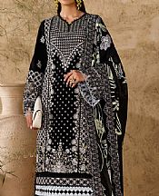 Akbar Aslam Black Lawn Suit- Pakistani Designer Lawn Suits