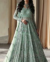Akbar Aslam Sea Green Chiffon Suit- Pakistani Chiffon Dress