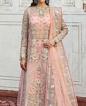 Akbar Aslam Cavern Pink Organza Suit- Pakistani Chiffon Dress