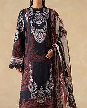 Akbar Aslam Black Lawn Suit- Pakistani Lawn Dress