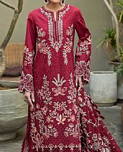 Akbar Aslam Crimson Lawn Suit- Pakistani Designer Lawn Suits
