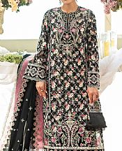 Akbar Aslam Black Lawn Suit- Pakistani Lawn Dress