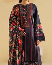 Akbar Aslam Oxford Blue Lawn Suit- Pakistani Lawn Dress