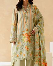 Akbar Aslam Light Green Lawn Suit- Pakistani Lawn Dress