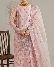 Akbar Aslam Pink Organza Suit- Pakistani Designer Chiffon Suit