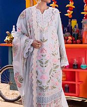 Akbar Aslam Blue Haze Lawn Suit- Pakistani Designer Lawn Suits