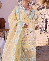 Akbar Aslam Sand Gold Lawn Suit- Pakistani Designer Lawn Suits