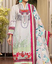 Off-white Lawn Suit- Pakistani Lawn Dress