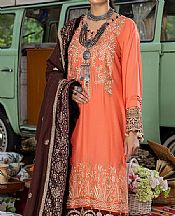 Coral Linen Suit- Pakistani Winter Dress