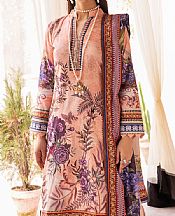 Al Zohaib Peach Cambric Suit- Pakistani Winter Dress
