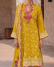 Al Zohaib Mustard Cambric Suit- Pakistani Winter Clothing