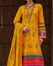 Al Zohaib Mustard Cambric Suit- Pakistani Winter Clothing