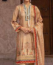 Al Zohaib Tan Cambric Suit- Pakistani Winter Clothing
