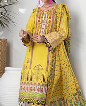 Yellow Cambric Suit- Pakistani Winter Clothing
