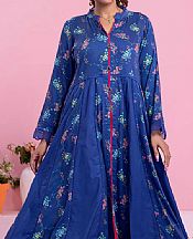 Royal Blue Cottel Suit (2 Pcs)- Pakistani Winter Dress