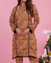 Brown Cottel Suit (2 Pcs)- Pakistani Winter Dress