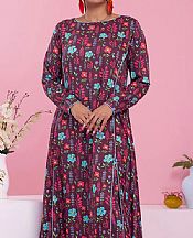 Byzantium Purple Cottel Kurti- Pakistani Winter Dress