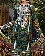 Pine Green Lawn Suit- Pakistani Designer Lawn Dress
