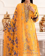 Al Zohaib Mustard Cambric Suit- Pakistani Winter Dress