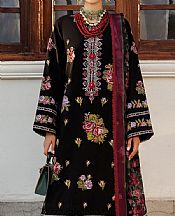 Alizeh Black Lawn Suit- Pakistani Designer Lawn Suits