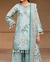 Light Turquoise Lawn Suit