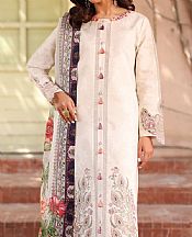 Alizeh Off-white Lawn Suit- Pakistani Lawn Dress